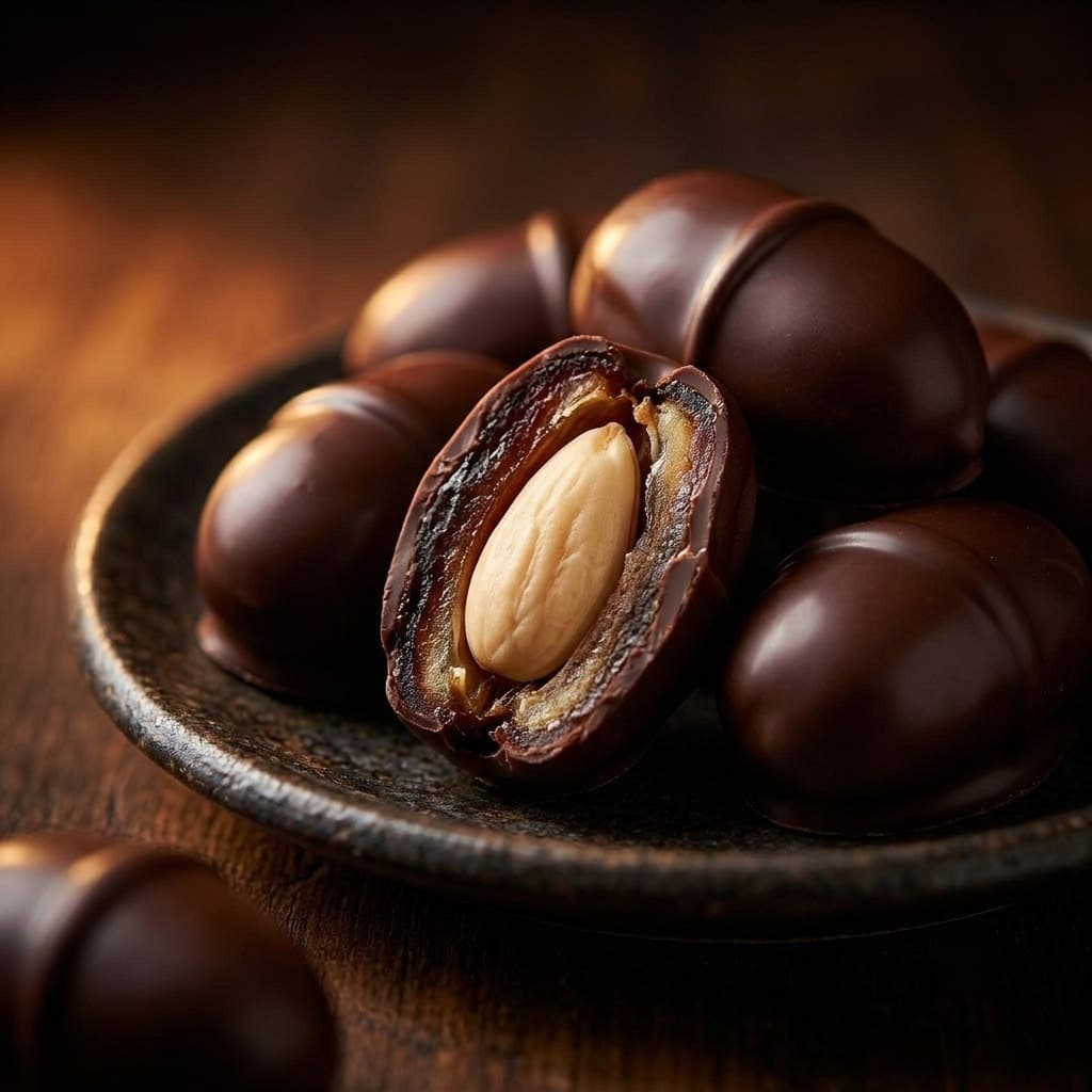 Chocolate-Stuffed Dates with Almond